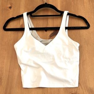 Lululemon tank crop with built in sports bra